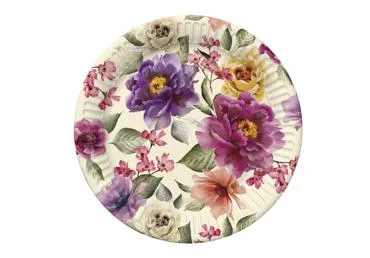 Vienreizējei šķīvji ILAJA Blossom 8gab.18cm