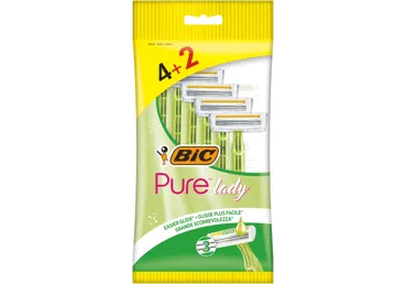 Vienreizējie skuvekļi BIC Pure3 Lady Aloe Vera 6gab.