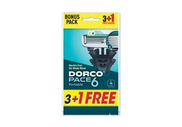 Vienreizējie skuvekļi DORCO Pace 6 vīr.4gab.