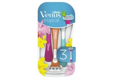 Vienreizējie skuvekļi GILLETTE VENUS Tropical 3gb
