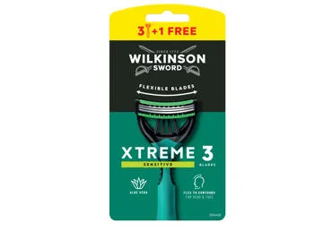 Vienreizējie skuveklļi WILKINSON XTREME SENSITIVE 4gab.