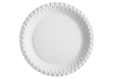 Vienreizl.šķīvji balti ILAJA 40gab.23cm