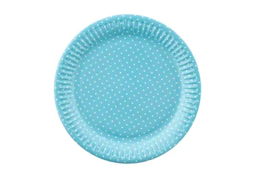 Vienr.šķīvji zili ILAJA 8gab.18cm