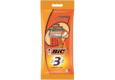 Vienr.skuvekļi BIC 3 SENSITIVE 4gab.