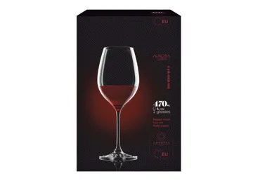 Vīna glāzes AURORA Moments 4gab.470ml