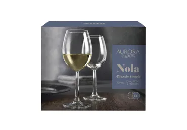 Vīna glāzes AURORA Nola 6gab. 320ml