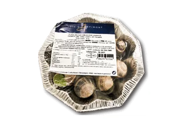 Vīna gliemeži ar ķiploku sviestu 100g