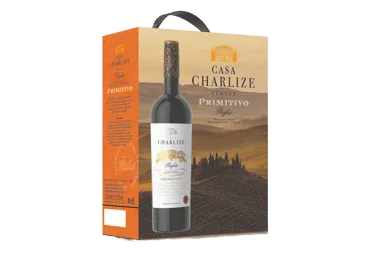 Vīns CASA CHARLIZE Prim.Pug.13,5% 3L BIB