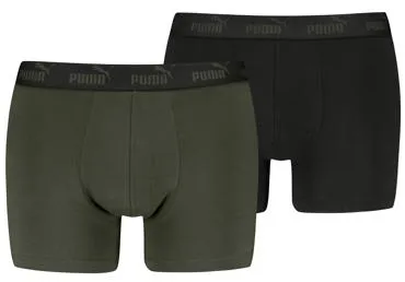 Vīriešu bokseršorti PUMA 2gab. melni zaļi M