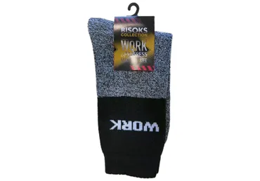 Vīriešu darba zeķes BISOKS 12168 melnas 43-46