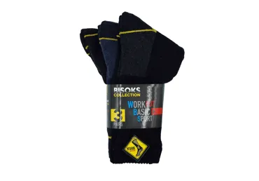 Vīriešu darba zeķes BISOKS 3pāri 11044 39-42