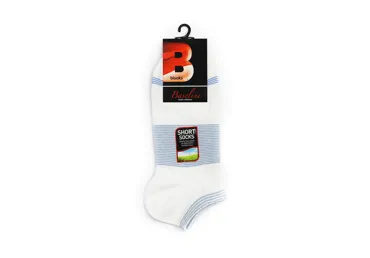 Vīriešu īsās zeķes BISOKS 12333 baltas 39-42
