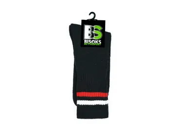 Vīriešu sporta zeķes 11022 BISOKS 43-46 melnas