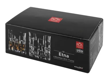 Viskija glāzes RCR Etna 6gab. 330ml