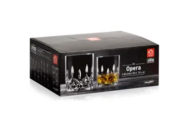 Viskija glāzes RCR Opera 300ml 6gab.