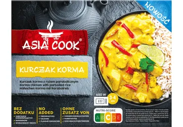 Vista Korma ar rīsiem ASIA COOK 400g
