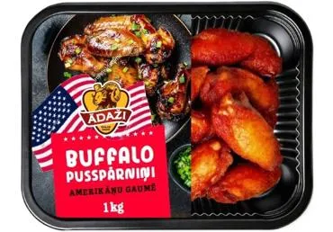 Vistas pusspārniņi Buffalo ĀDAŽI 1kg