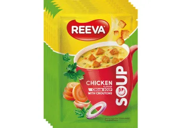 Vistas zupa REEVA ar grauzdiņiem 5x17g