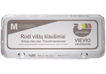 Vistu olas brūnās VIEVIO 10gab.
