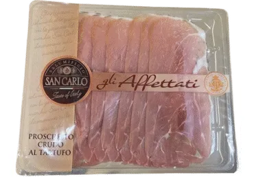 Vītināta cūkgaļa Prošuto Crudo ar trifelēm GLI AFFETTATI 100g