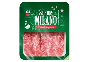 Vītināta desa Salame Milano WELL DONE 100g