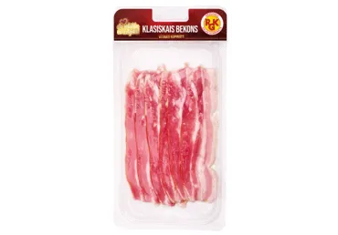 Vītināti-kūpināts bekons Klasiskais RGK 100g