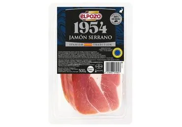 Vītināts cūkgaļas šķiņķis Jamon Serrano ELPOZO 500g