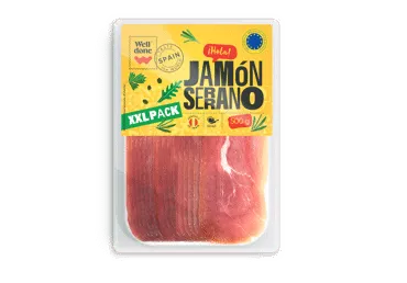 Vītināts cūkgaļas šķiņķis Jamon Serrano WELL DONE 500g