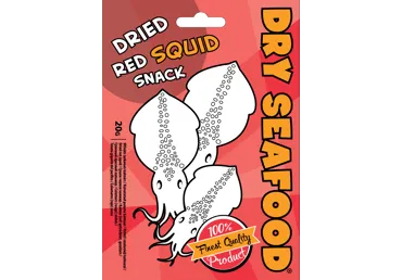 Vīt.sarkanais kalmārs DRY SEAFOOD 20g