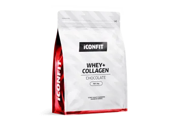 Whey+Collagen šokolādes pulveris ICONFIT 1kg