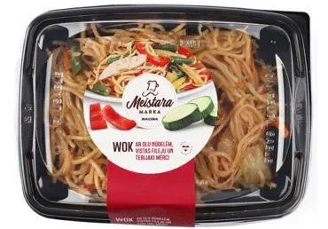 Wok ar olu nūdelēm vistas fileju MEISTARA MARKA 350g