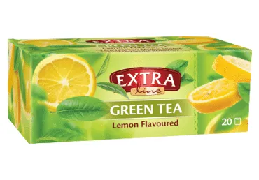 Zaļā tēja EXTRA LINE ar citronu garšu 20x1,5g