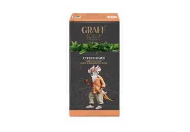 Zaļā tēja GRAFF Citrus Space 20x1,5g