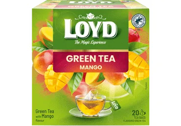 Zaļā tēja LOYD ar mango garšu 20x1,5g