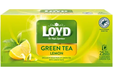 Zaļā tēja LOYD citronu 25x1,5g