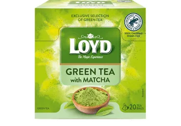 Zaļā tēja LOYD Green Matcha 20x1,5g