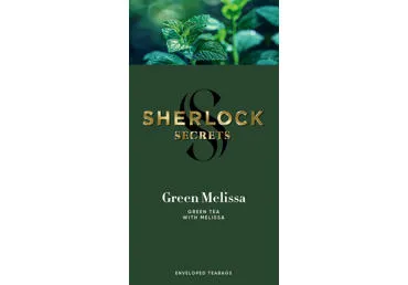 Zaļā tēja SHERLOCK SECRETS Green Melisa 22x1.8g