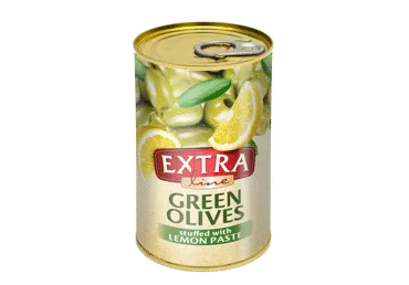 Zaļās olīvas ar citronu EXTRA LINE 270g