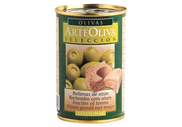Zaļās olīvas ar tunci ARTEOLIVA 300g