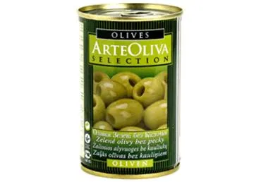 Zaļās olīvas bez kauliņiem ARTEOLIVA 300g