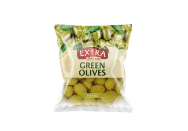 Zaļās olīvas bez kauliņiem EXTRA LINE 180g