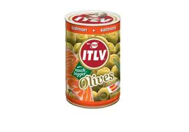 Zaļās olīvas ITLV ar lasi 300g