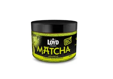 LOYD Zaļās tējas pulveris Matcha BIO, 40g