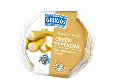 Zaļie pipari ar svaigā siera pildījumu GRIKIOS 200/150g