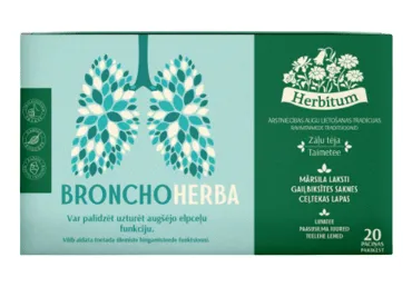 Zāļu tēja HERBITUM BRONCHUS 20x1,5g