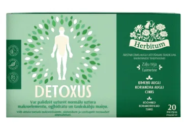 Zāļu tēja HERBITUM DETOXUS 20x2g