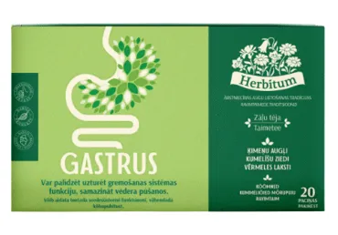 Zāļu tēja HERBITUM GASTRUS 20x1,5g