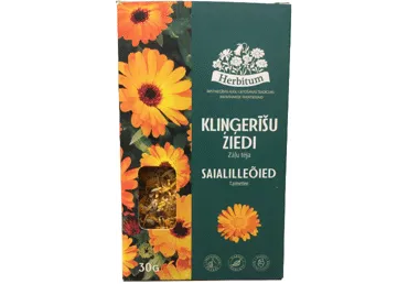 Zāļu tēja HERBITUM kliņģerīšu ziedi 30g