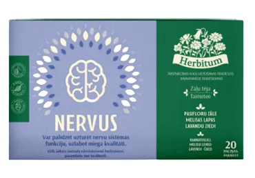 Zāļu tēja HERBITUM NERVUS 20x1,5g