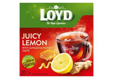Tēja Loyd Pyramids Warming ar citrona garšu 40g